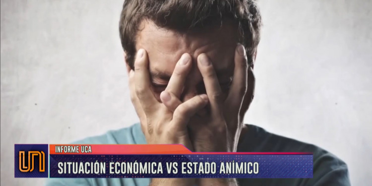 Informe de la UCA: situación económica vs. bienestar anímico