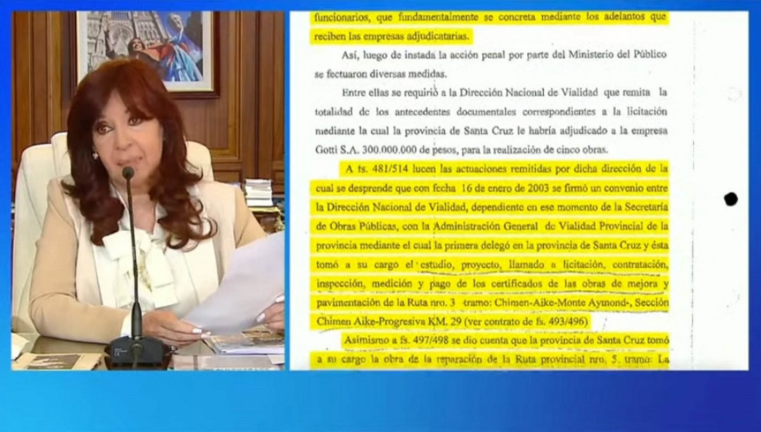 El Presidente consideró que se juzga a Cristina Kirchner por "decisiones políticas no judiciables"