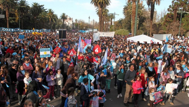 imagen Mendocinos se manifestaron en contra del aborto legal 