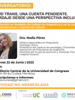 Salud trans, una charla para abordarla desde una perspectiva inclusiva 