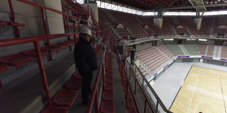 Inaugurarán el nuevo estadio cubierto con un partido de la selección de futsal