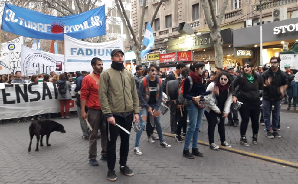 imagen El reclamo universitario cruzó todo el país y se sintió en Mendoza