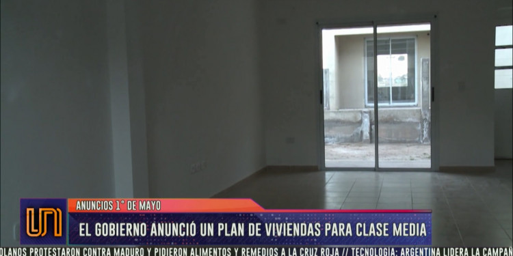 El Gobierno anunció un plan de viviendas para clase media