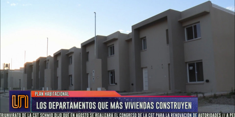 Los departamentos que más viviendas construyen 