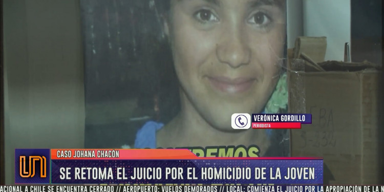 Se retomó el juicio por el homicidio de Johana Chacón