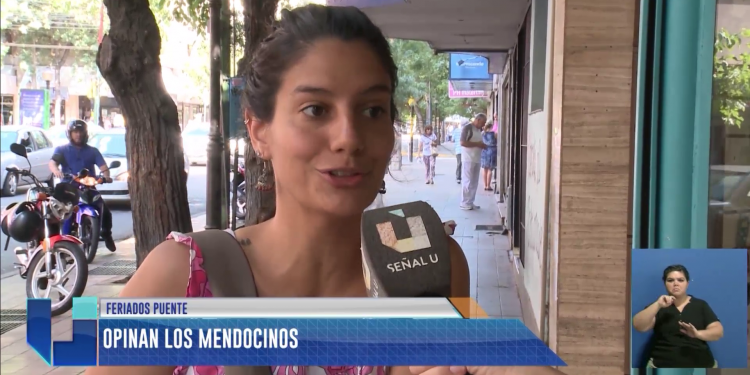 Feriado puente, opinan los mendocinos