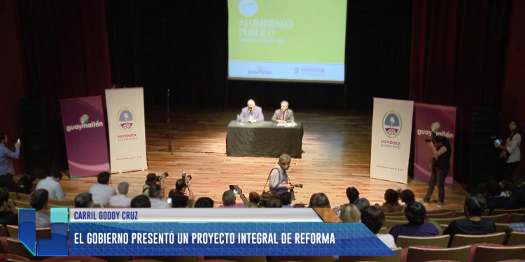 Carril Godoy Cruz: El Gobierno presentó un proyecto integral de reforma