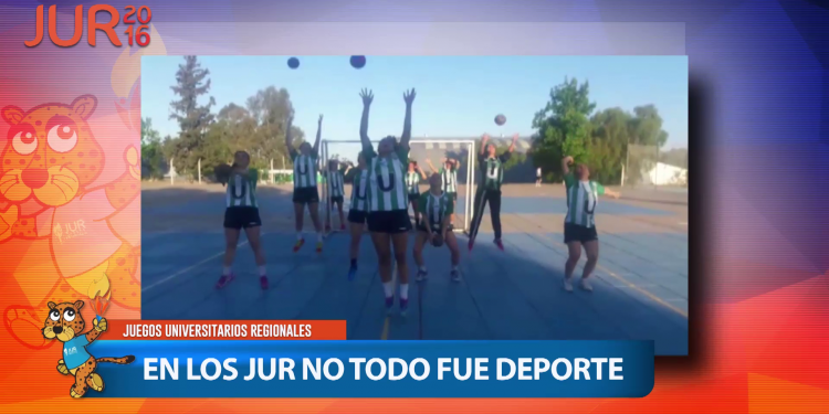 En los JUR no todo fue deporte