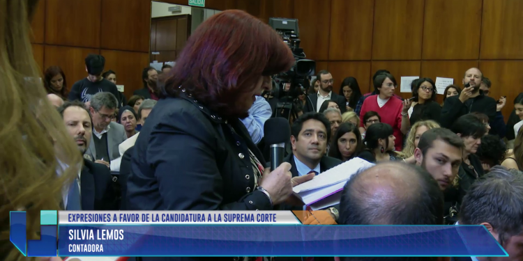 Audiencia Pública por Valerio: Expresiones a favor de la candidatura a la suprema corte