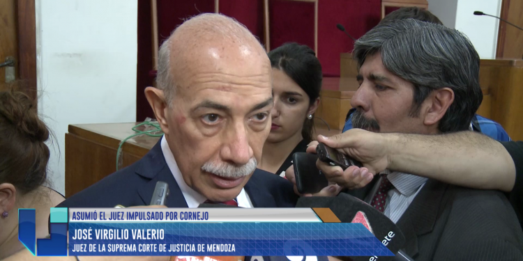 Valerio ya es miembro de la suprema corte de Mendoza