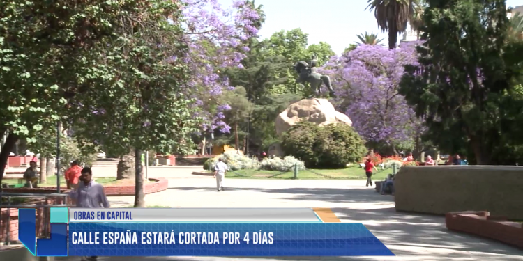 Tránsito cortado en España entre Pedro Molina y la plaza San Martín