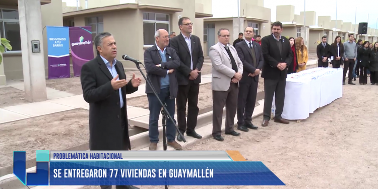 Entregaron 77 viviendas en Guaymallén