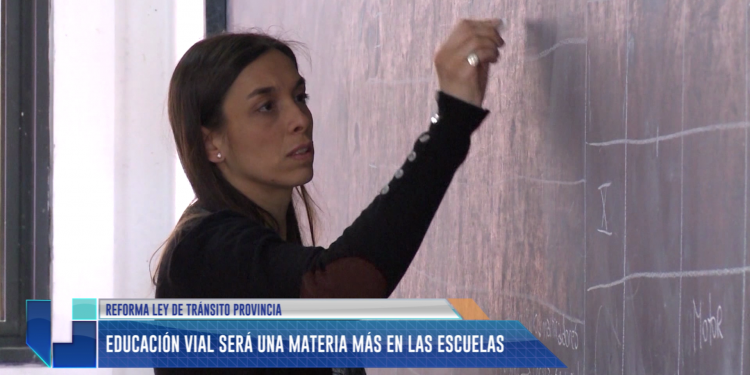 Educación vial será una materia obligatoria en las escuelas