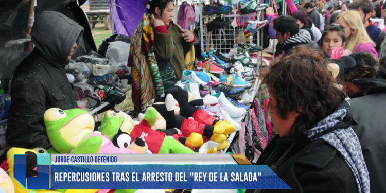 El "Rey de La Salada" y la leña del árbol caído