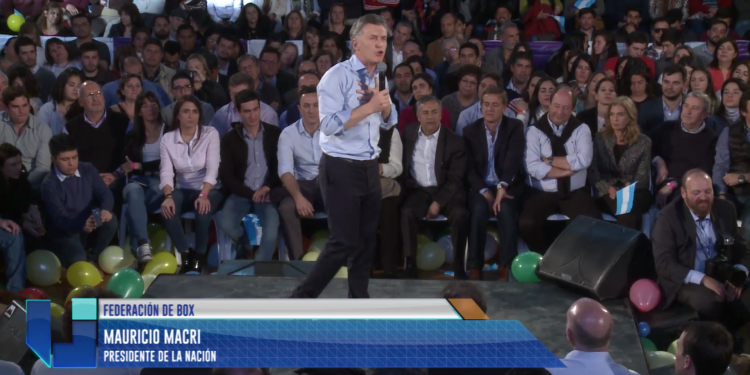 Macri " bendijo"a los candidatos de Cornejo