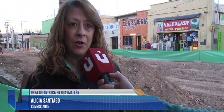 Comerciantes del carril Godoy Cruz dicen que la obra de remodelación no avanza