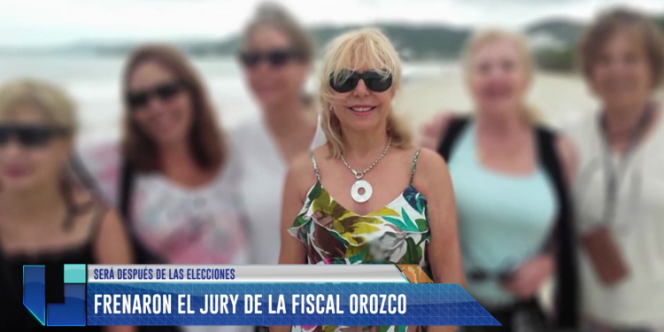 Frenaron el jury de la fiscal Orozco