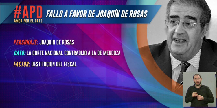 Fallo a favor de Joaquín De Rosas reabre el caso por su mal desempeño