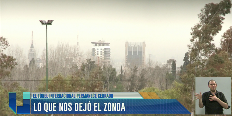 El túnel internacional Cristo Redentor se cerró por el Zonda