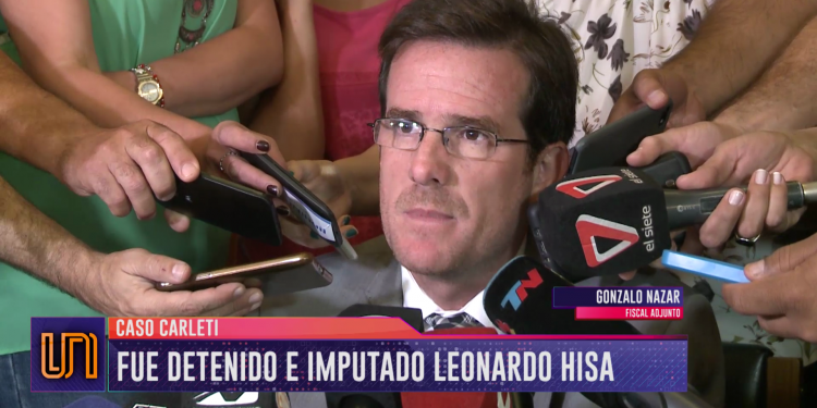 Fue detenido e imputado Leonardo Hisa