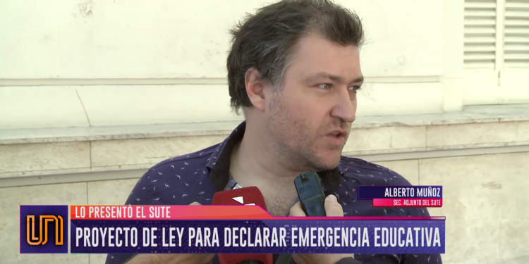 El SUTE presiona para que se declare la emergencia educativa