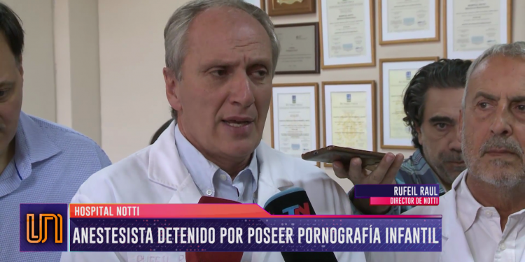 El Notti aclaró que el anestesista pornógrafo está con licencia médica