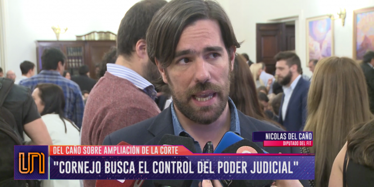 Del Caño: "Cornejo busca controlar el Poder Judicial"