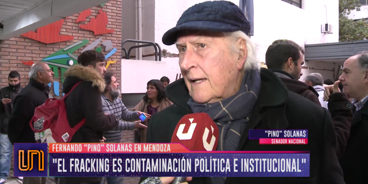 Pino Solanas: "El fracking es contaminación política e institucional"