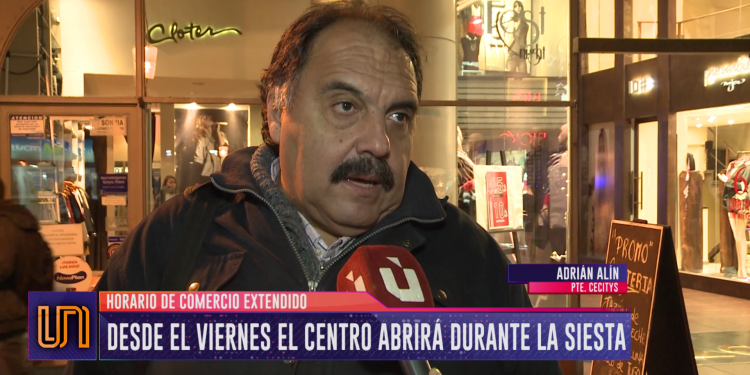 Desde este viernes, algunos negocios del centro abrirán durante la siesta