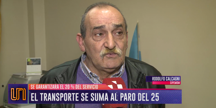 Por el paro, el transporte circulará con el 20 % de las frecuencias