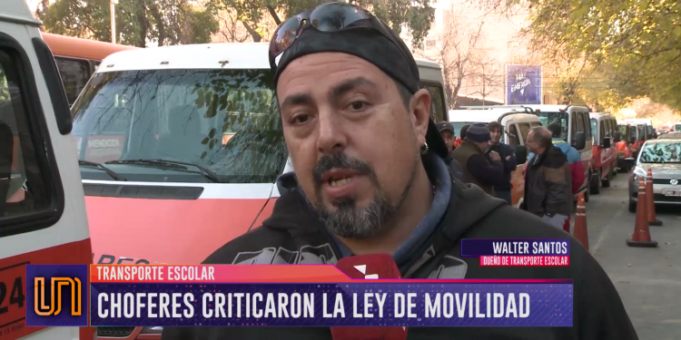 Transportistas escolares contra la ley de Movilidad