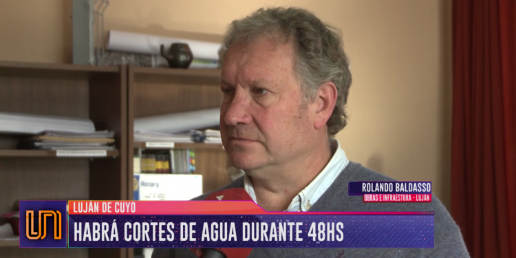 Cortes de agua en barrios de Luján por 48 horas