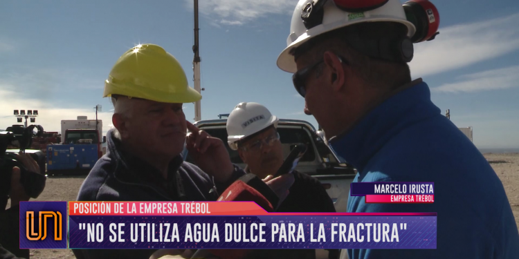 Aseguran que en el fracking "no se utiliza agua dulce"