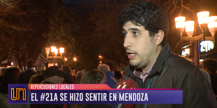 El #21A se hizo sentir en Mendoza