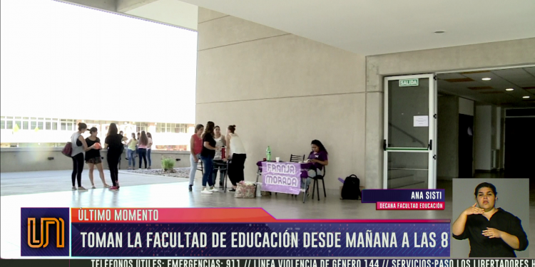 Tomaron la Facultad de Educación 