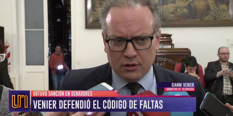 Venier sobre el Código de Faltas: "Es un sistema progresista"