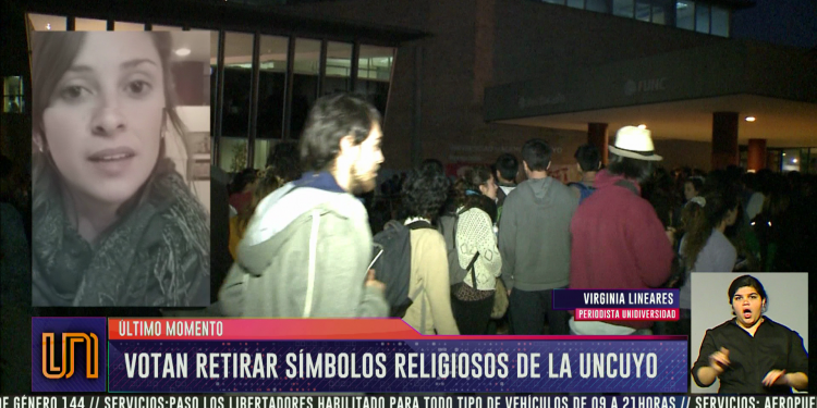 Votaron retirar símbolos religiosos de la UNCUYO