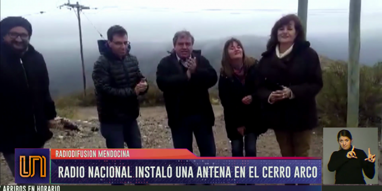 Radio Nacional instaló una antena en el Cerro Arco