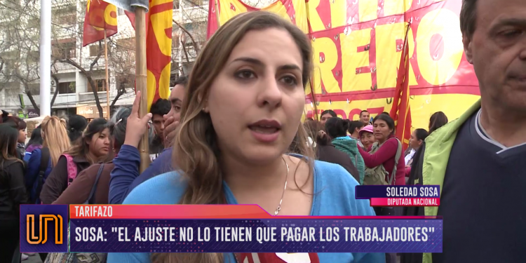 Sosa: "El ajuste no lo tienen que pagar los trabajadores"