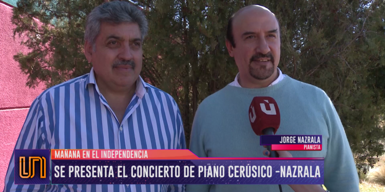 Dúo de piano "Cerúsico-Nazrala" en el Independencia