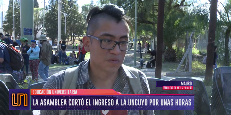 Una asamblea cortó el ingreso a la UNCuyo por unas horas