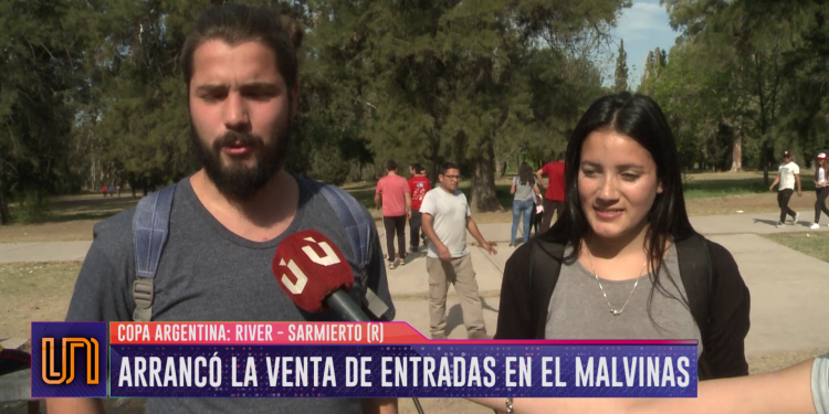 Furor en Mendoza para ver River - Sarmiento