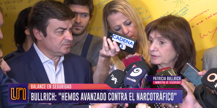 Bullrich: "Hemos avanzado contra el narcotráfico"