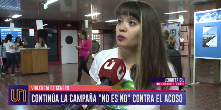 Continúa en la UNCUYO la campaña "No es No" 