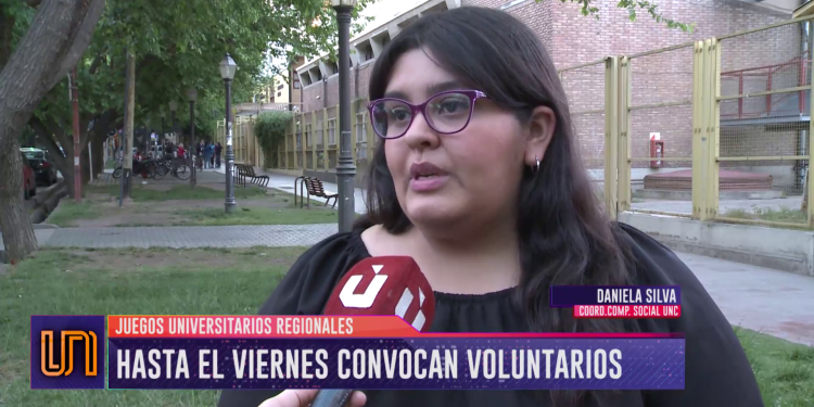 Juegos Universitarios Regionales: hasta el viernes convocan voluntarios