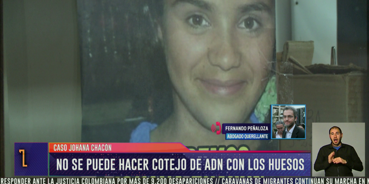 Caso Chacón: no se puede hacer cotejo de ADN con los huesos