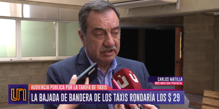 Tarifa de taxis: el Gobierno provincial presentó una suba del 35,5 %