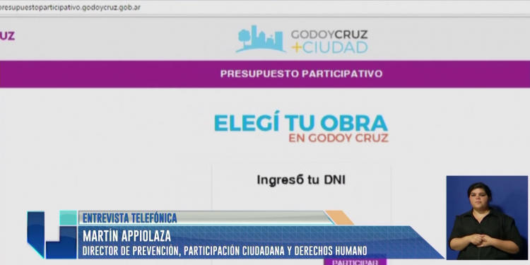 Godoy Cruz propone 20 obras para votar por la web
