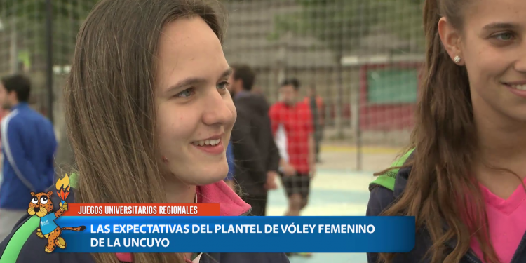 JUR 2016: Expectativas del equipo de Vóley femenino de la UNCuyo