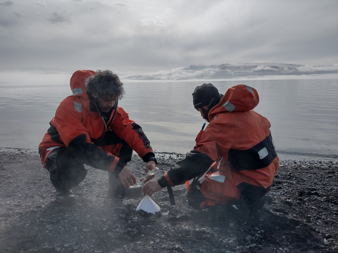 Volcanes activos en la Antártida: equipo científico argentino estudia su comportamiento 